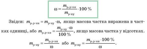 Розрахунки з використанням масової частки розчиненої речовини » mozok.click